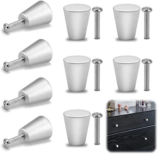 Set di caricamento solido da 9 - Maniglia in alluminio - Resistente alla corrosione - Pomo di design moderno - Installazione facile