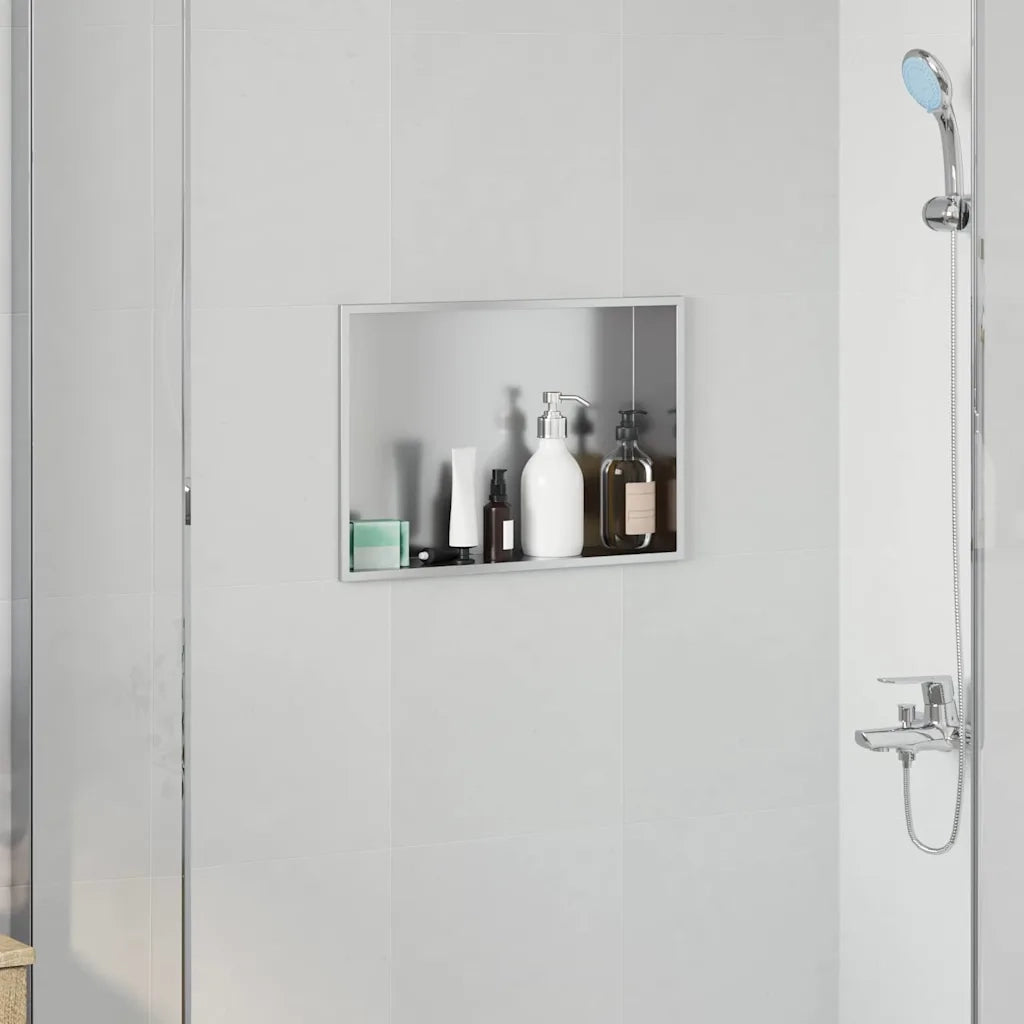 Nicchia per doccia Argento 45 x 30 x 9,5 cm CFW8856659