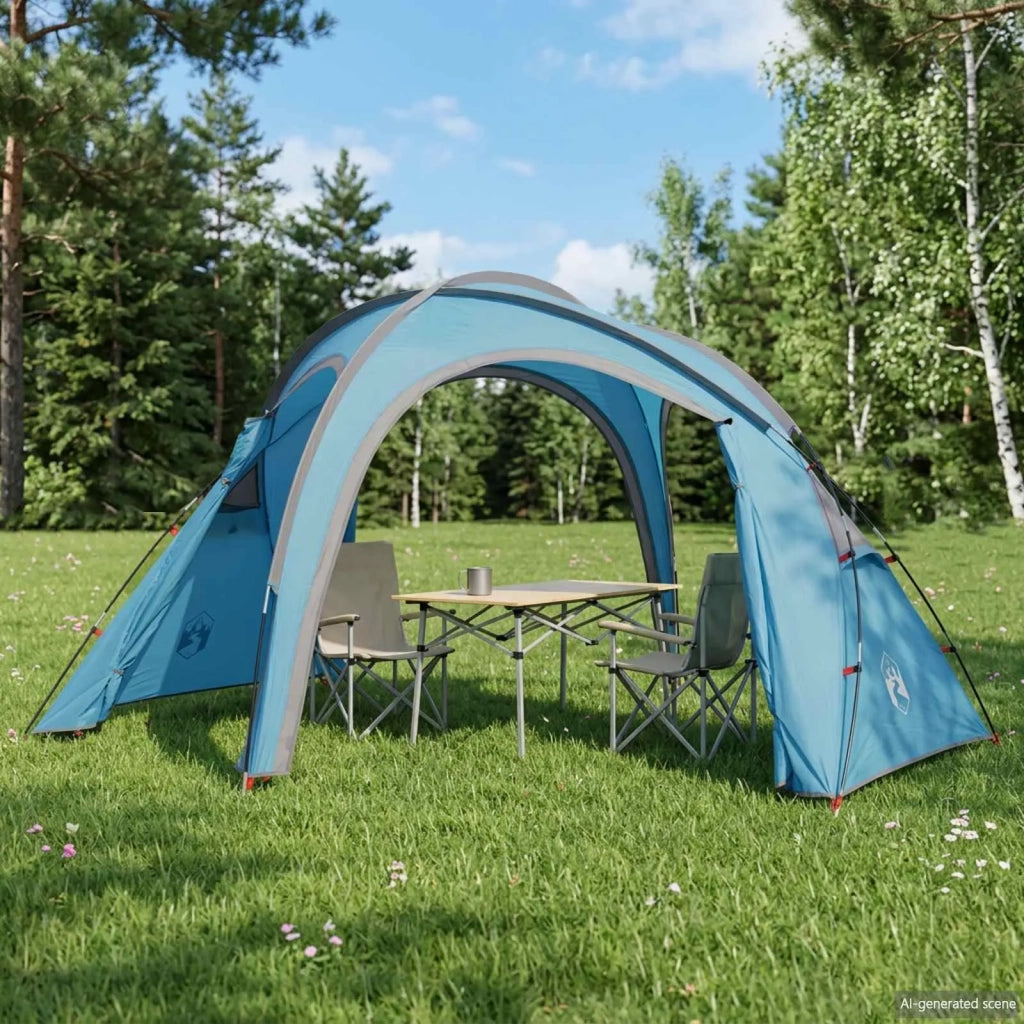 Tenda da trekking con telo impermeabile 3 persona 3 persone Blu 42042219