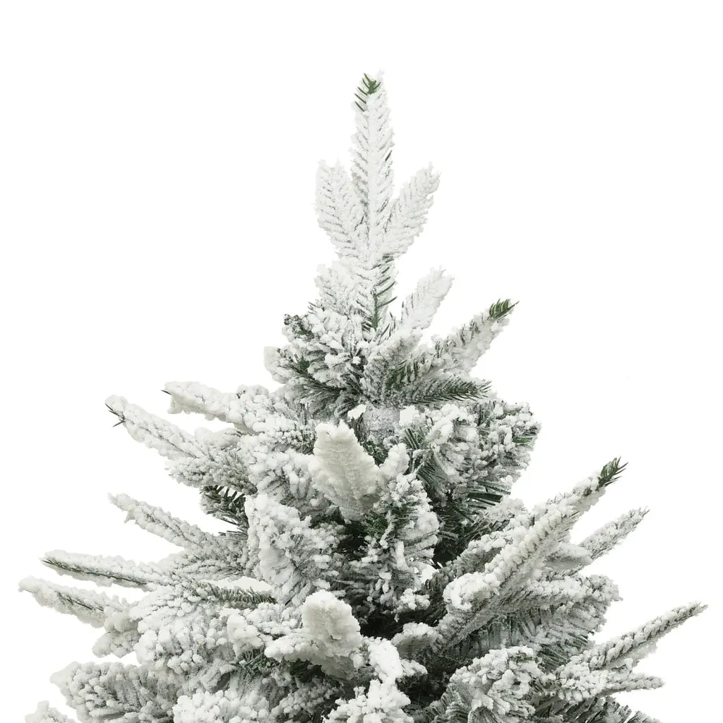 Albero di Natale Artificiale con Neve Verde 240 cm in PVC e PE 328496