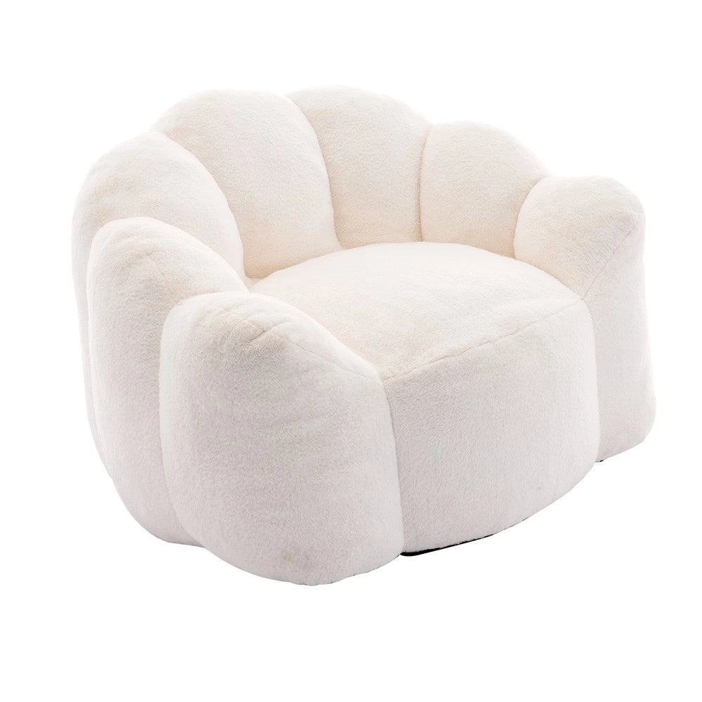Divano compatto Lotus ¨C Minimal ¨C velluto grigio chiaro, senza montaggio