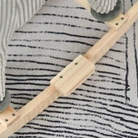 Cavallo a Dondolo per Bambini 3-6 Anni con Suoni in Peluche, 73x35x64cm, Grigio