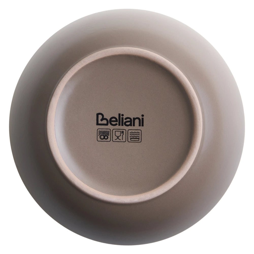 Servizio da tavola 16 pezzi in gres beige e blu elegante per cucina e sala da pranzo con finitura smaltata colorata per 4 persone