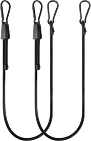 Set di 2 spanrubberi con carabina, 100 cm spanrubberi regolabili, estremamente resistenti, robusti cinturoni con ganci, per fissare bagagli, vela di coperta, portabagagli, motociclette, tende di campeggio