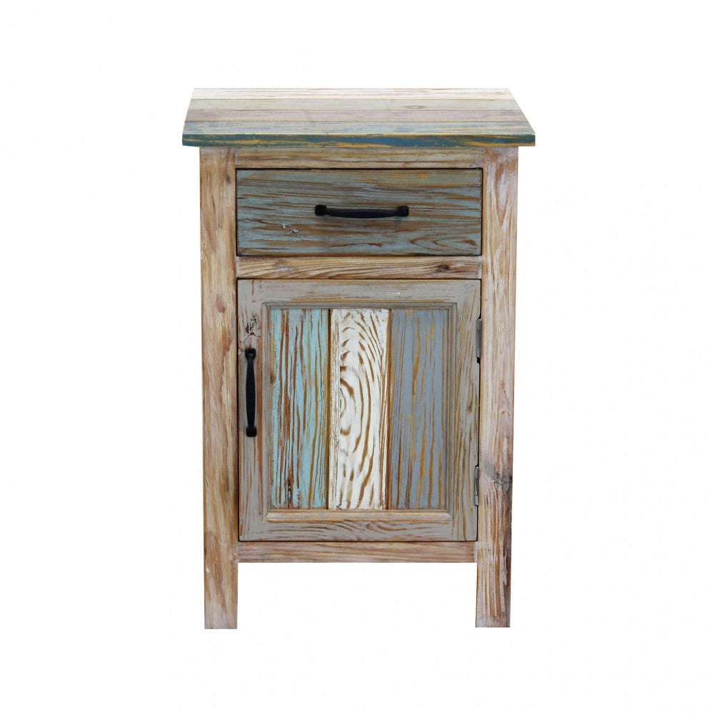 Mobile Reynold 45x40x68 h cm in Legno Multicolor