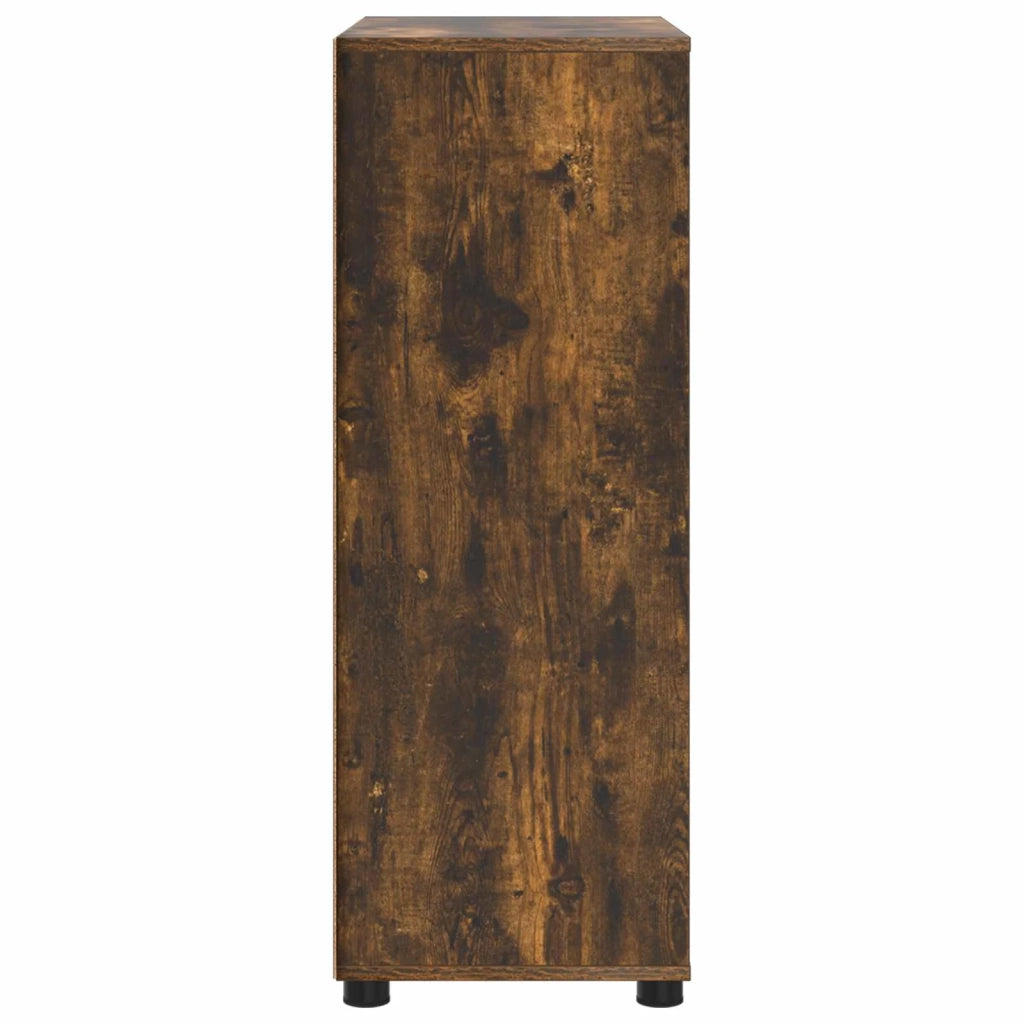 Mobile da Bagno con cassetto Rovere fumé 72,5 x 36,5 x 100 cm 888772