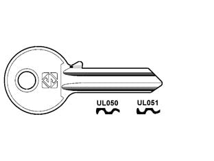 CHIAVI PER CILINDRI UNIVERSAL 5 SPINE GRANDI- - UL051 SX - 100 pezzi SILCA