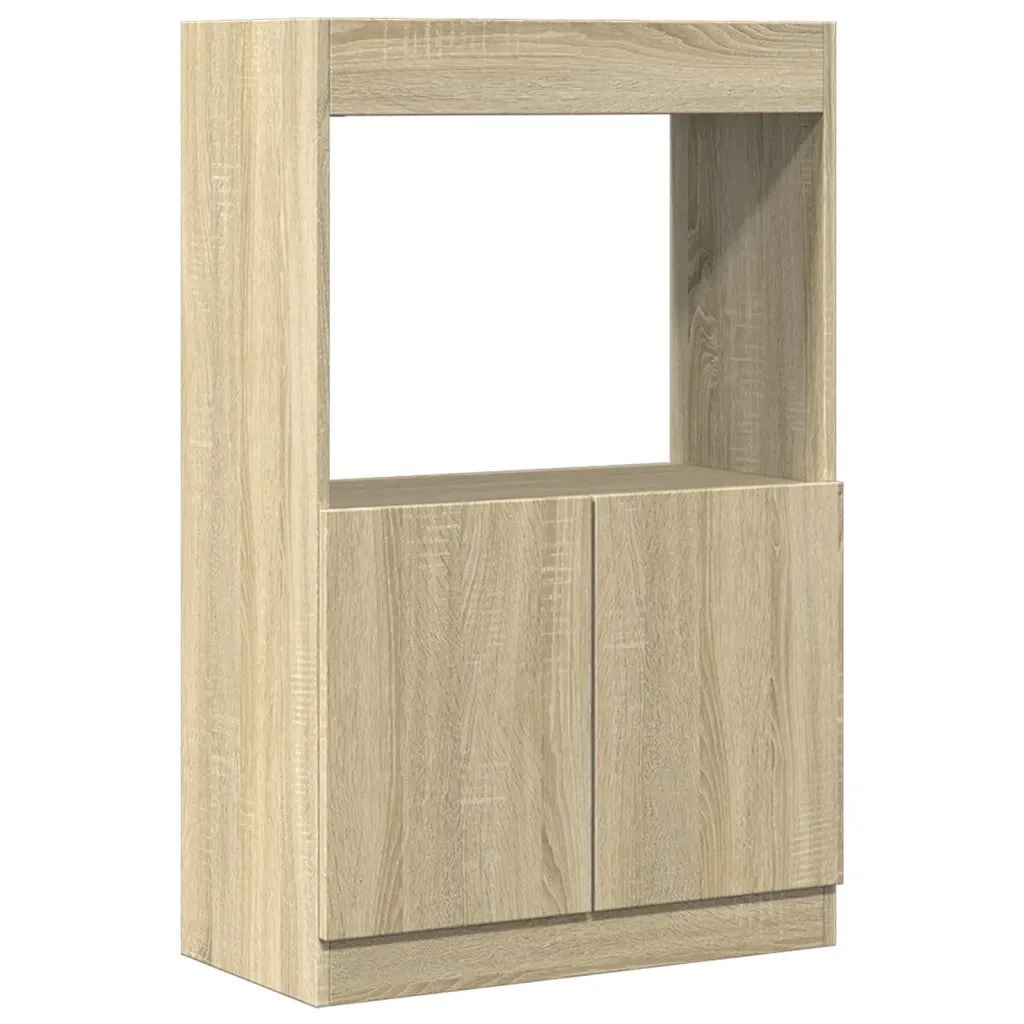 Credenza Rovere Sonoma 63x33x100 cm in Truciolato 855099