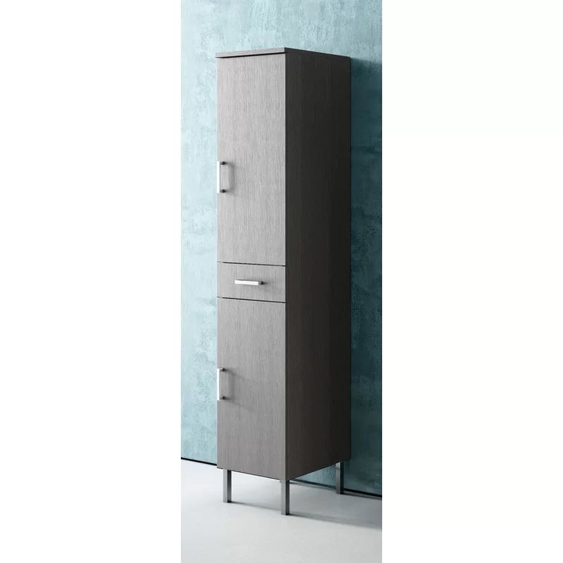 Colonna per il bagno h 180 cm della serie Venice in legno