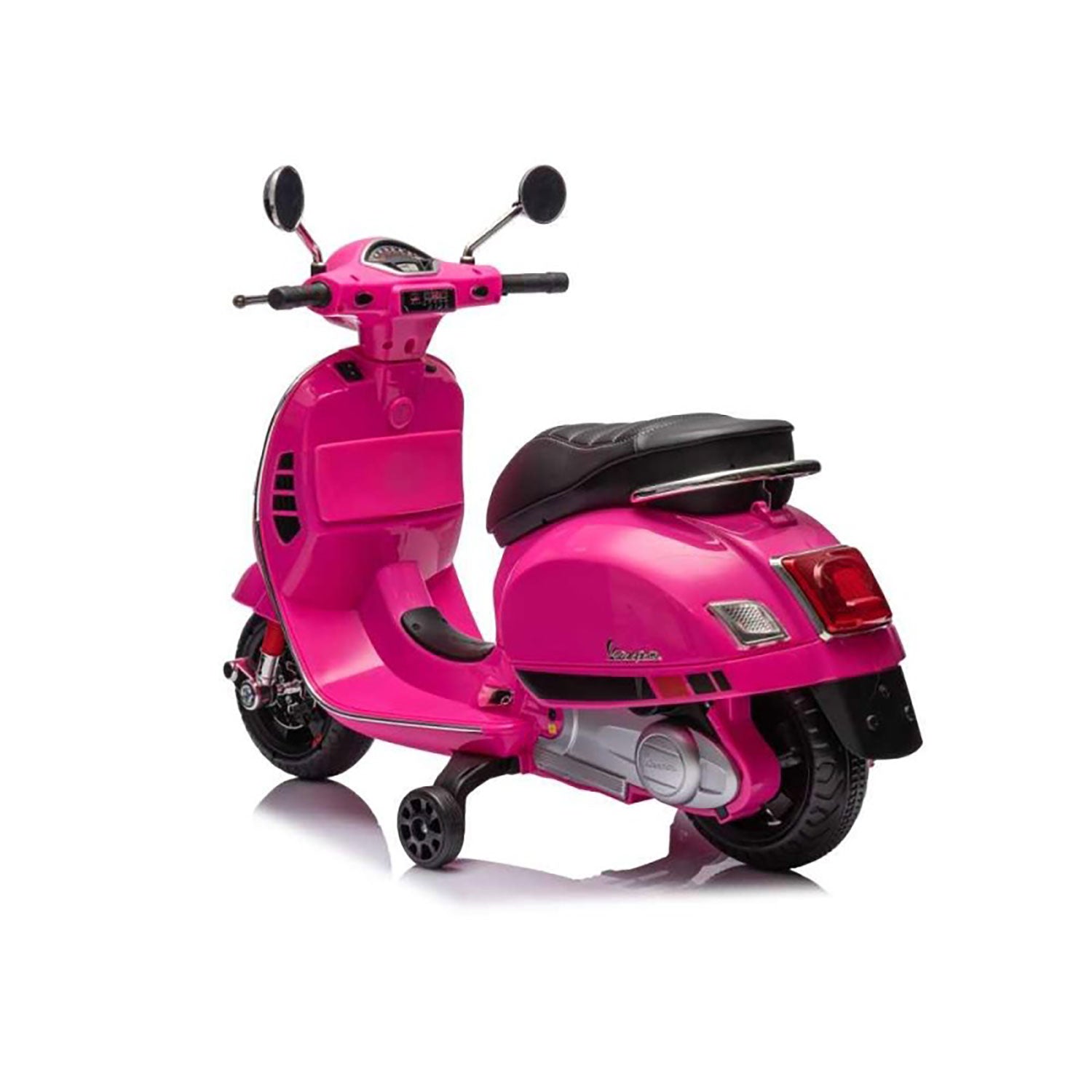Moto Elettrica per Bambini Licenza Piaggio Vespa GTS Super 102x51x76 cm Batteria 12V Rosa