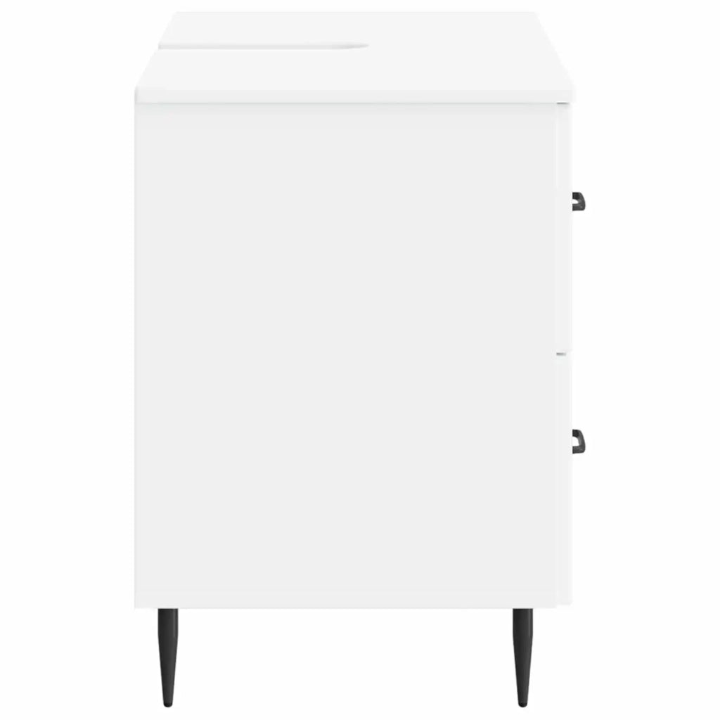 Armadio per Lavabo da Bagno HAARLEM Bianco 82 x 41 x 58,5 cm 896795