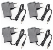 4 TRASFORMATORE ALIMENTATORE UNIVERSALE 1A PRESA SPINA CASA LED AC 220V 12V