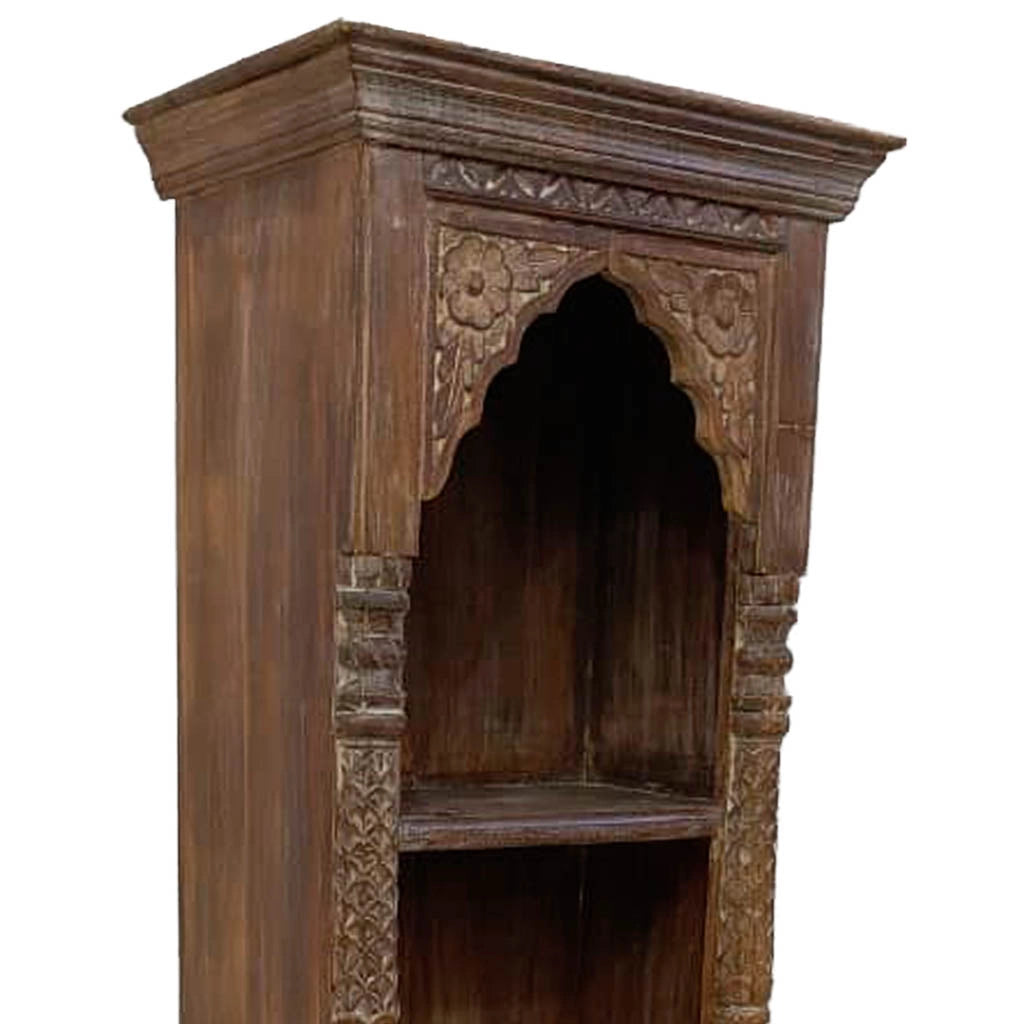 Libreria in legno artigianale, 57x41x183h cm