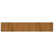 Tappeto del soggiorno | Tappeto Rettangolare Marrone 70x400 cm in Bamb¨´