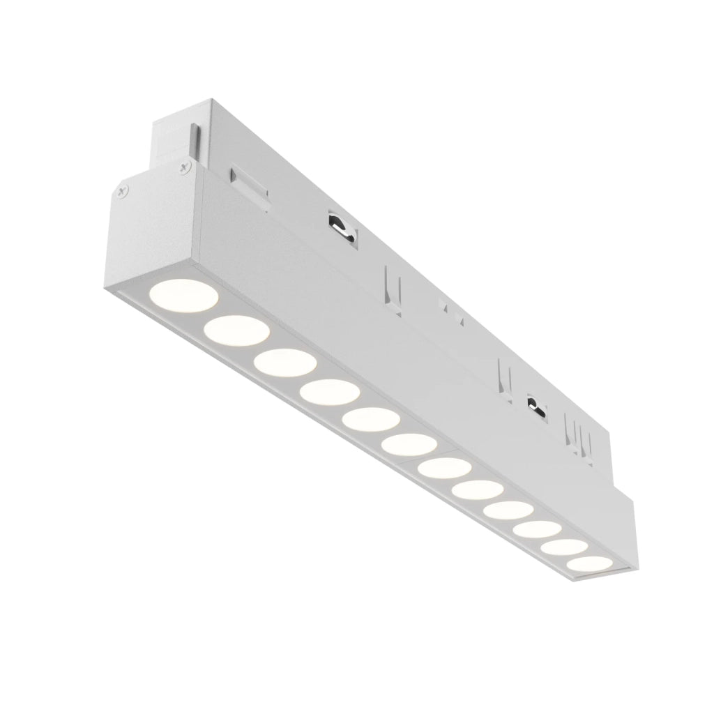 Maytoni Lampada da Binario Moderna Exility Points 1 luce LED integrato bianco alluminio