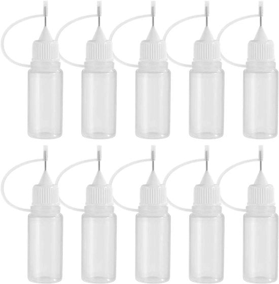 Fiala 10 x 20 ml - Fiala per la precisione di riempimento di colla, olio di colore e inchiostro alcolico