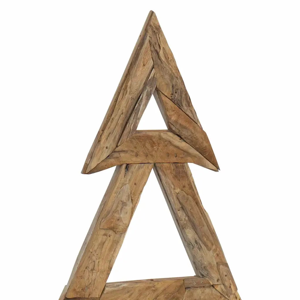 Albero di Natale Marrone 181 cm Legno massello di teak 42017929