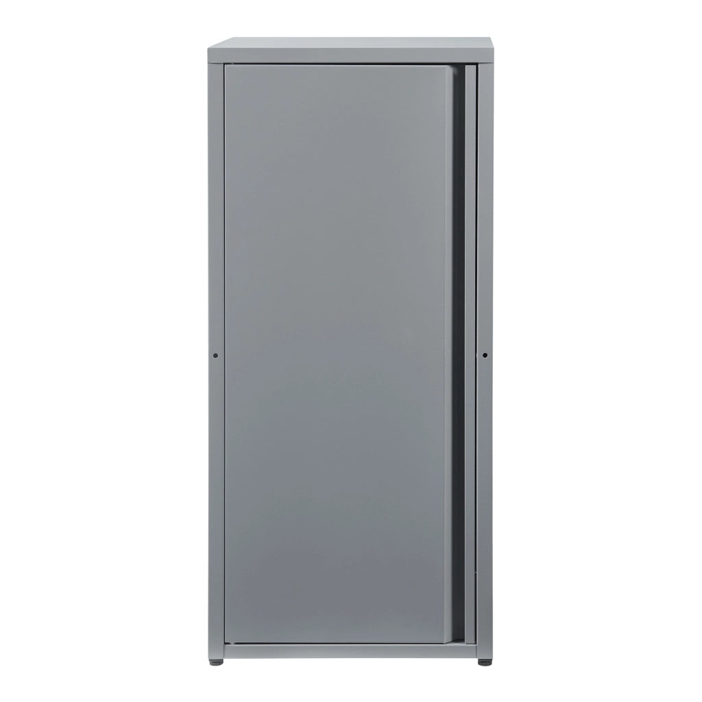 Armadio a Colonna Burlöv in Metallo Mobile per Archivio 88 x 40 x 35 cm Grigio [en.casa]