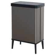 Pattumiera Bidone Differenziata Verto High Pearl Grey 27 x 44 x 69 cm