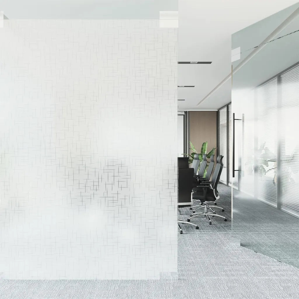 Pellicola per Finestra Smerigliata Motivo Stella 45x500 cm PVC 155841