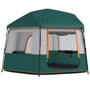 Tenda da campeggio per 4-6 persone ¨C zephmum ¨C Verde 3000mm impermeabile