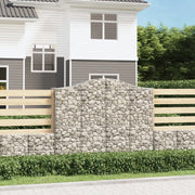 Cesti Gabbioni ad Arco 30 pz 200x50x160/180 cm Ferro Zincato 3145720