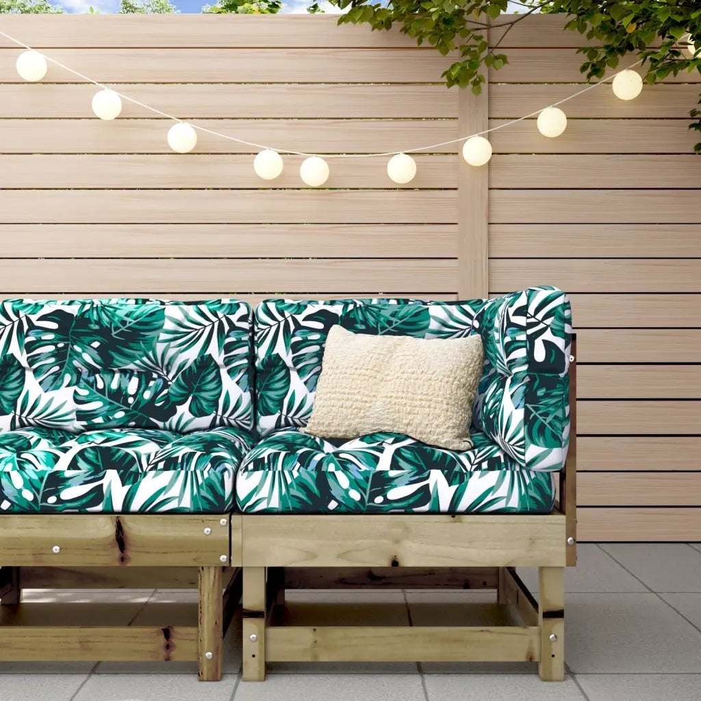 Divano Angolare da Giardino-Sofa da Giardino-Divanetto da esterno in Legno di Pino Impregnato 758263