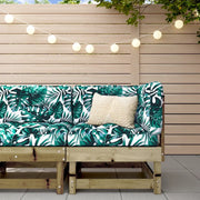 Divano Angolare da Giardino-Sofa da Giardino-Divanetto da esterno in Legno di Pino Impregnato 758263