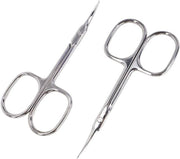 Taglierino per unghie curvo con punta - Manicure - Trattamento della pelle - Progettato ergonomicamente - Acciaio inossidabile - Affilato e duraturo - Trattamento unghie