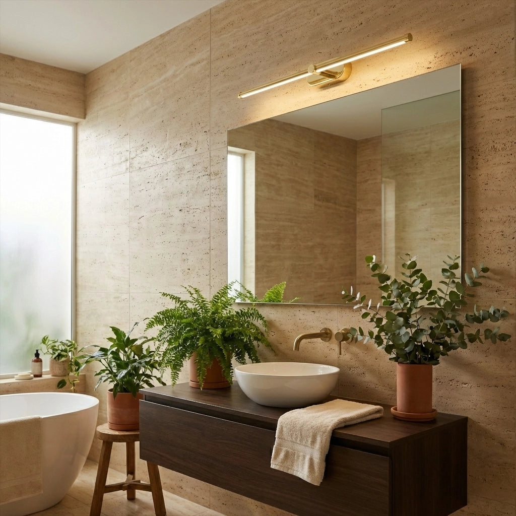 Applique Da Bagno Led APP1890-1W 60 Cm Gold