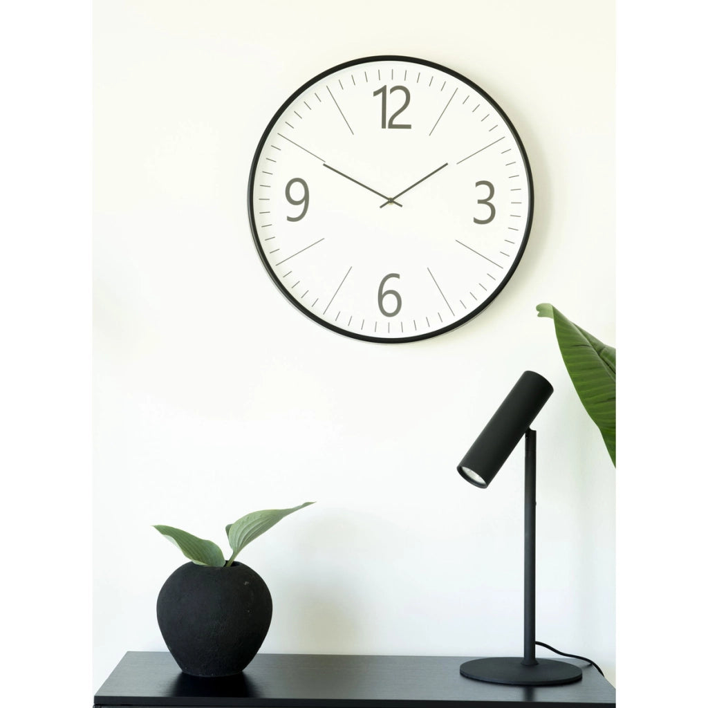 Orologio da Parete Biel, Bianco, Plastica, 5x51x51 cm