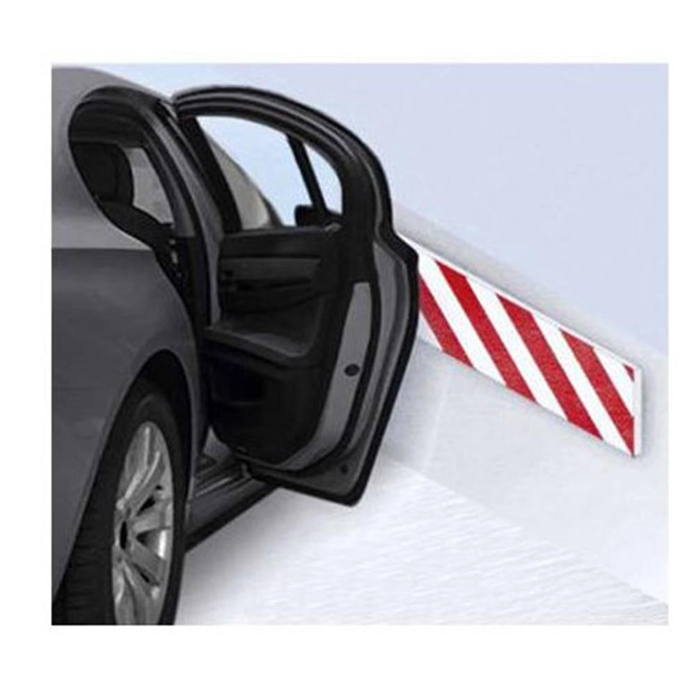 Trade Shop - Set 2 Pannelli Adesivi Antiurto Per Garage Box Protezione Paraurti Auto 14x100cm -