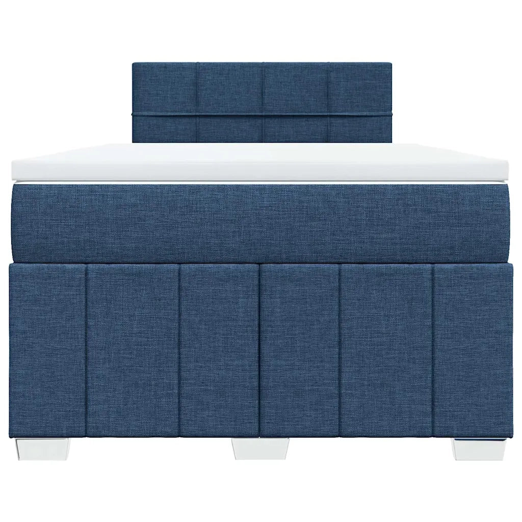 Giroletto a Molle con Materasso Blu 120x200 cm in Tessuto 3287041