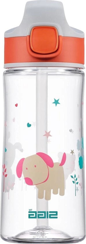 Bottiglia per Bambini (045 L) con Coperchio Senza Lattine e Struttura in Tritan - Adatta per Bambini