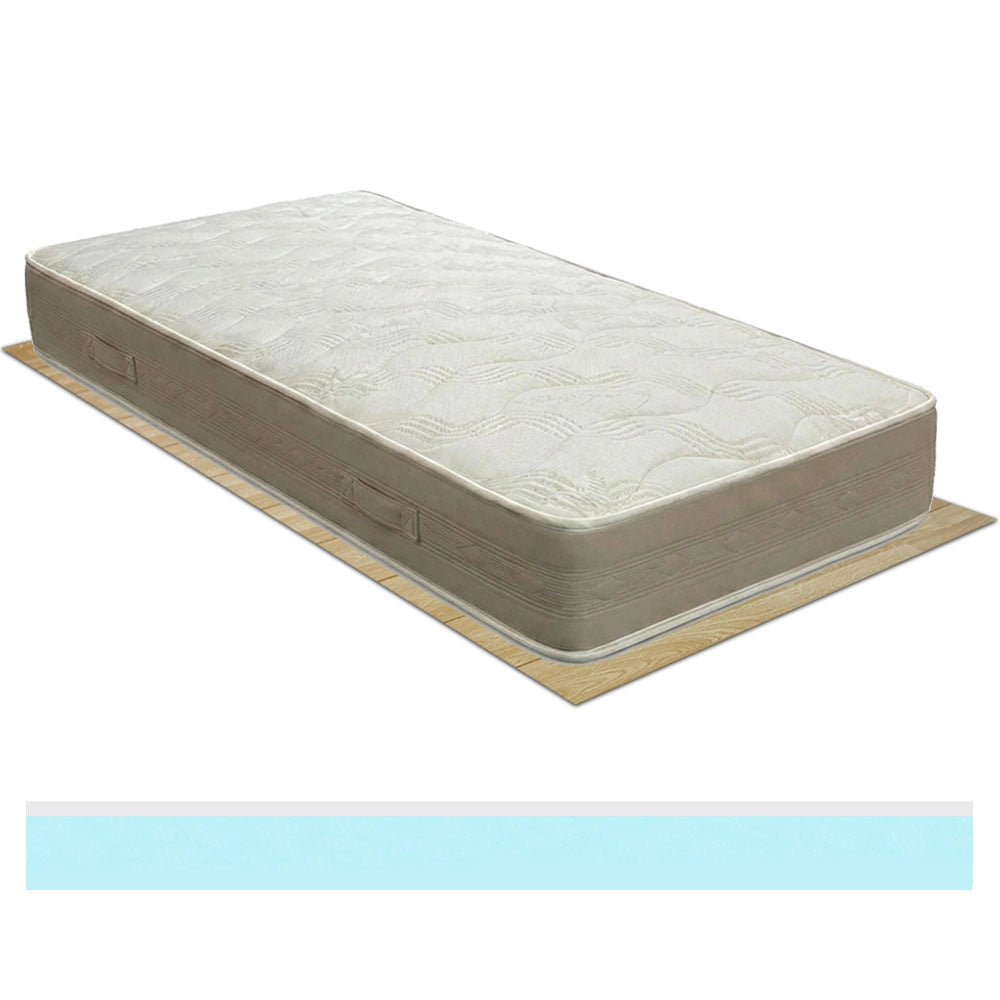 Materasso singolo 80x190 cm in memory Finlandia H22 anallergico e antiacaro, doppio lato estate/inverno - Comprarredo