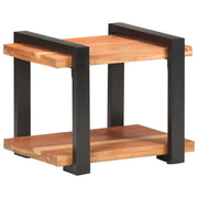 Comodino 50x40x40 cm in Legno Massello di Acacia cod mxl 30059