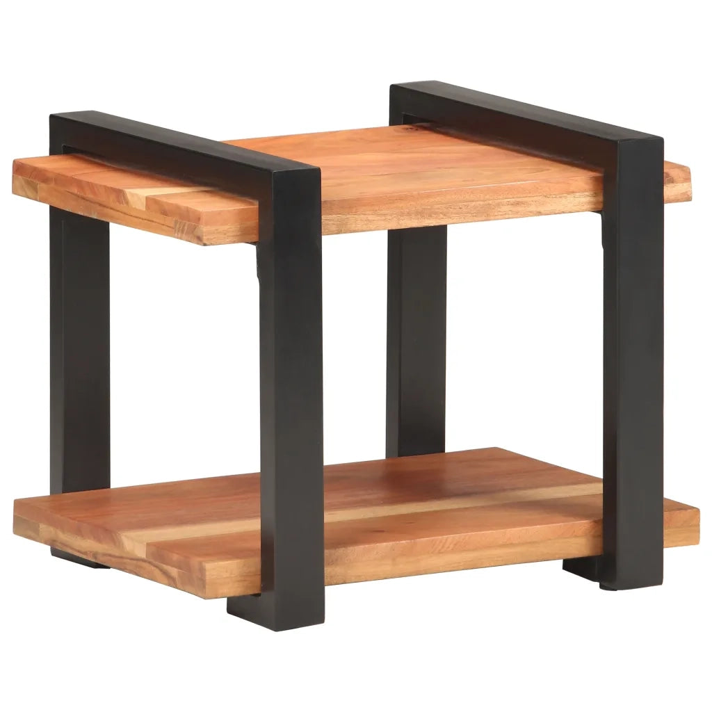 Comodino 50x40x40 cm in Legno Massello di Acacia cod mxl 30059