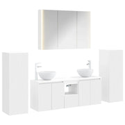 Set di mobili per il bagno 6 pcs Bianco 3407151