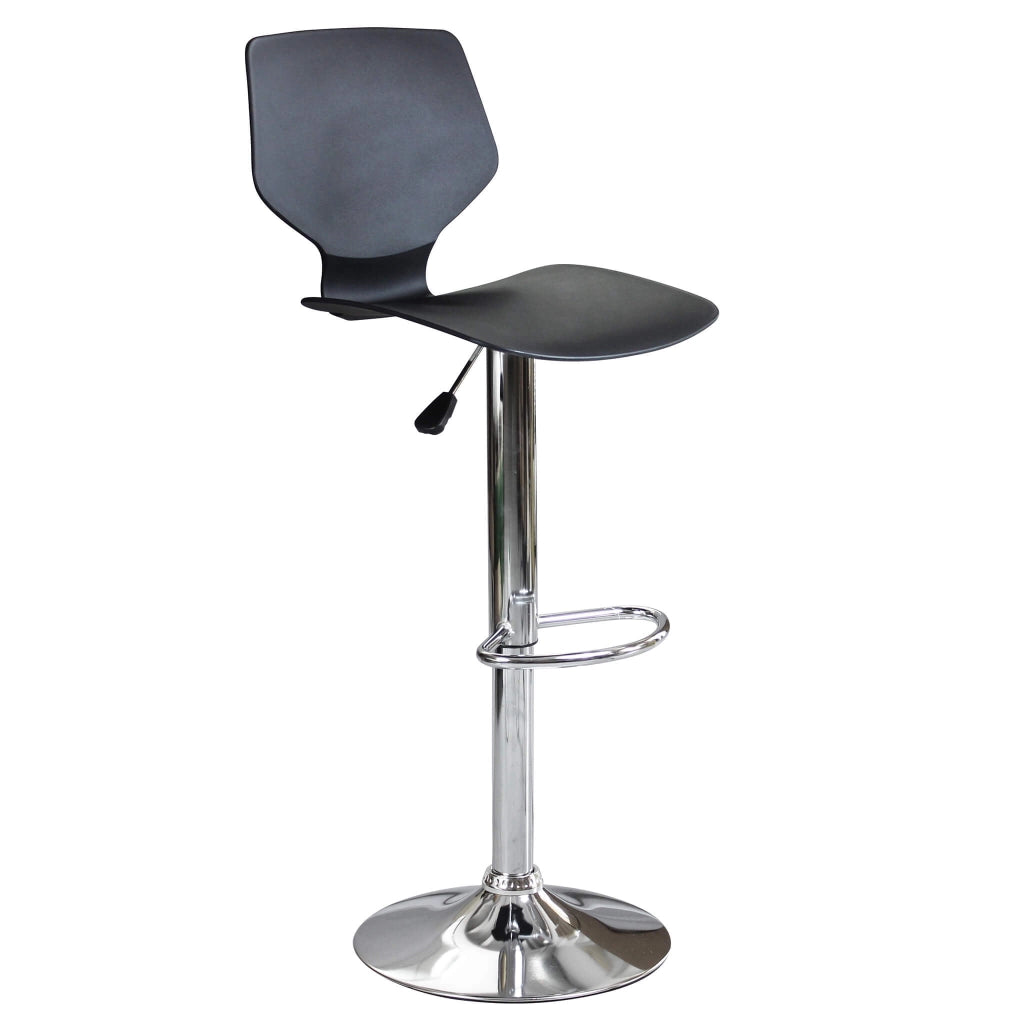 Sgabello Moderno per Sala da Pranzo in Plastica Metallo cm 40x45x78 - FORREST