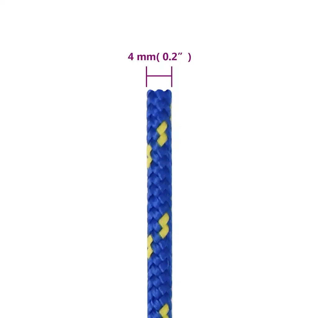 Corda per barca Blu 4 mm 25 m in Polipropilene 152433