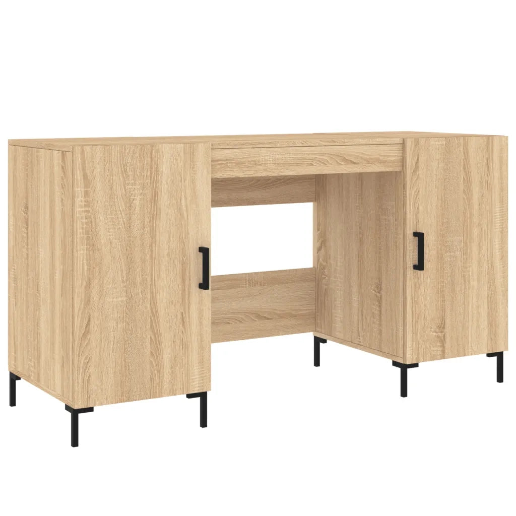 Scrivania Rovere Sonoma 140x50x75 cm in Legno Multistratocod mxl 128461