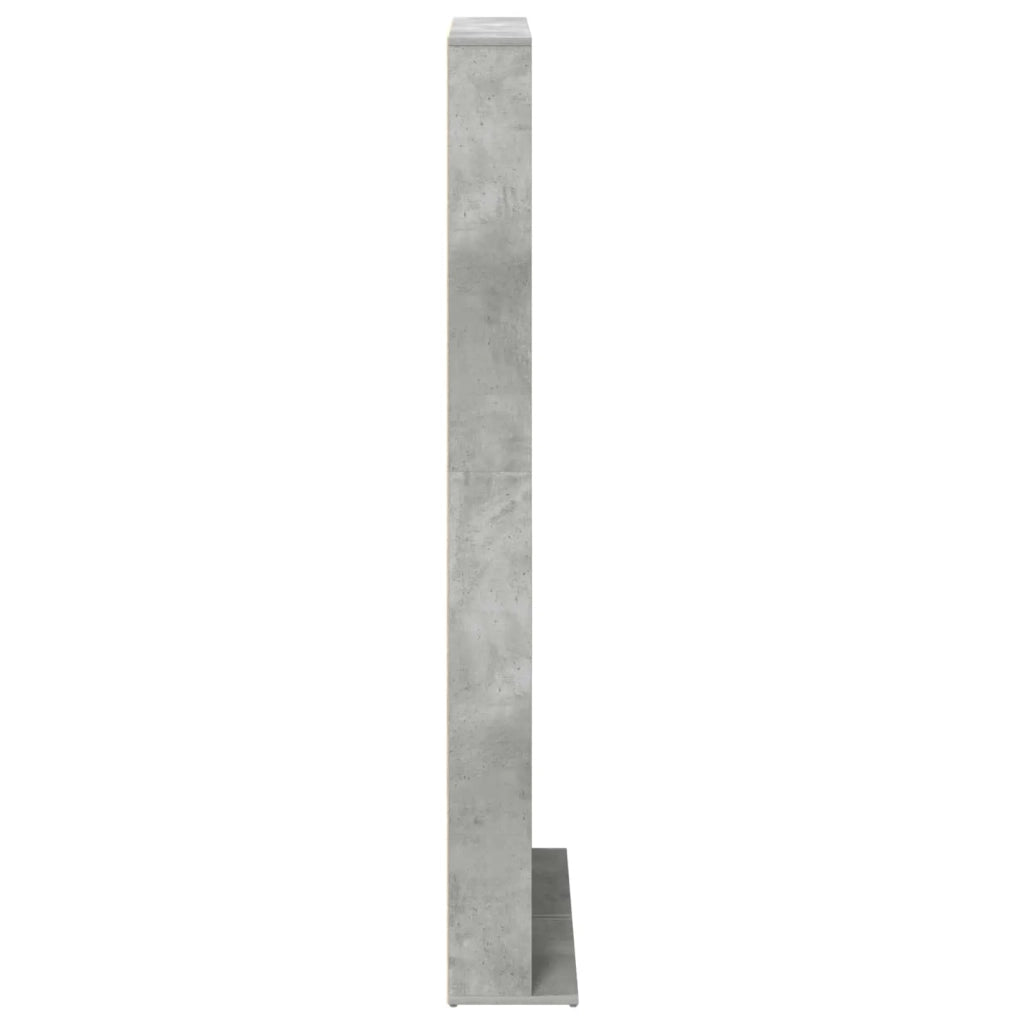 Mobile per CD Grigio Cemento 65 x 23,5 x 175 cm 8012661