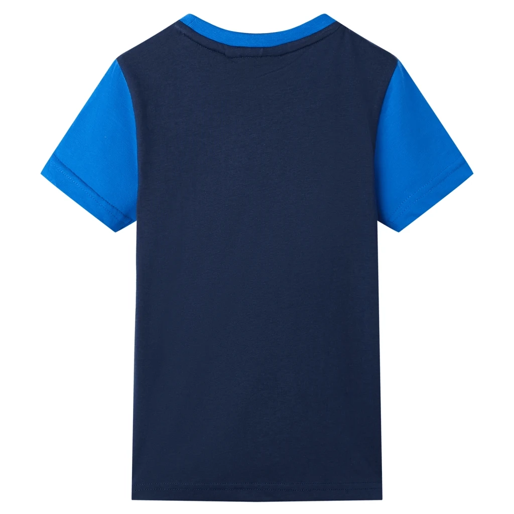 Maglietta da Bambino Blu e Blu Marino 116cod mxl 86780