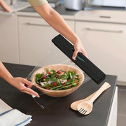 Taglierino per pellicole e aluminium - affettatrice per pellicole e aluminium - taglio netto - lama in acciaio inox - nero