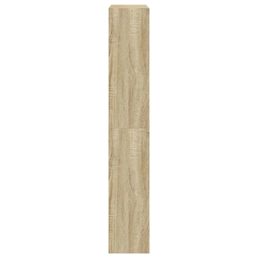 Scarpiera mobiletto portascarpe mobile per ingresso/corridoio/soggiorno design Sonoma 80 x 21 x 125,5 cm legno ingegnerizzato marrone 02_0021730