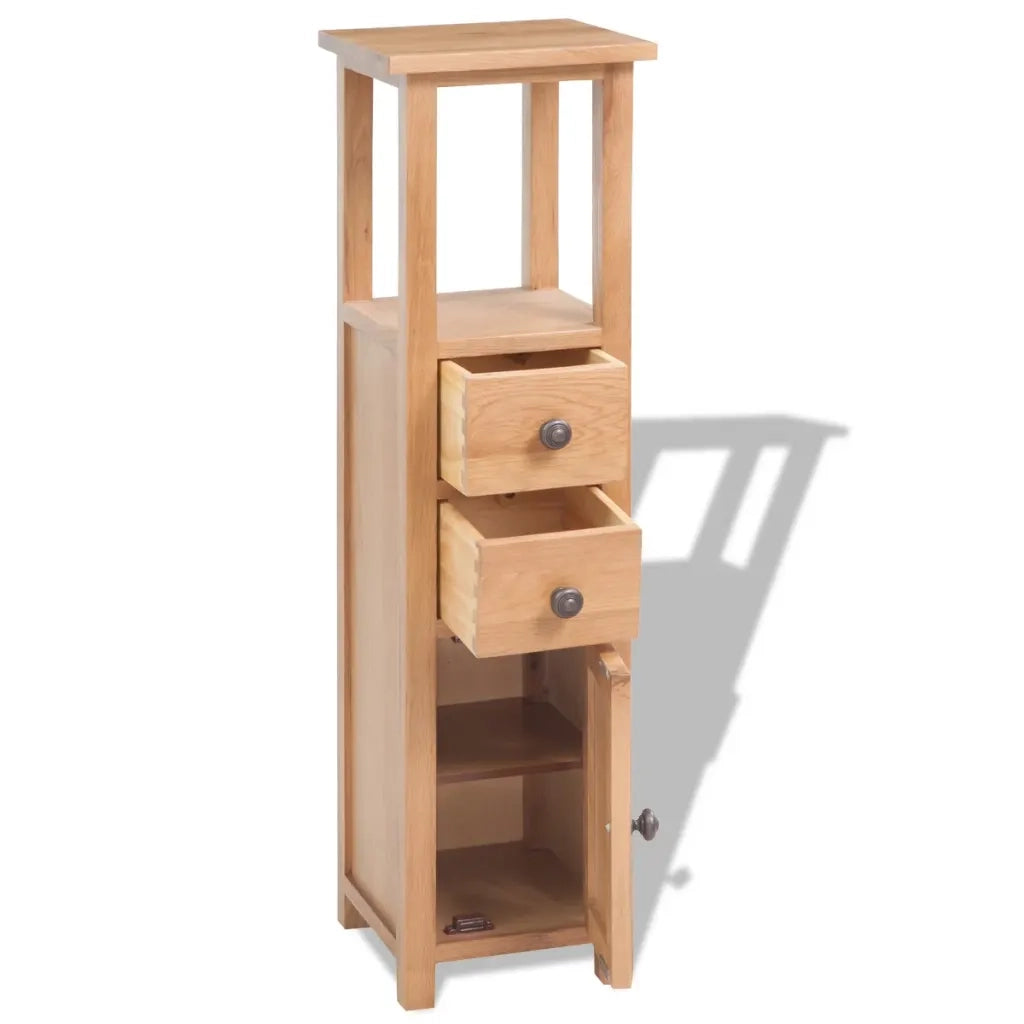 Armadietto per Angolo 26x26x94 cm in Massello di Rovere 243931