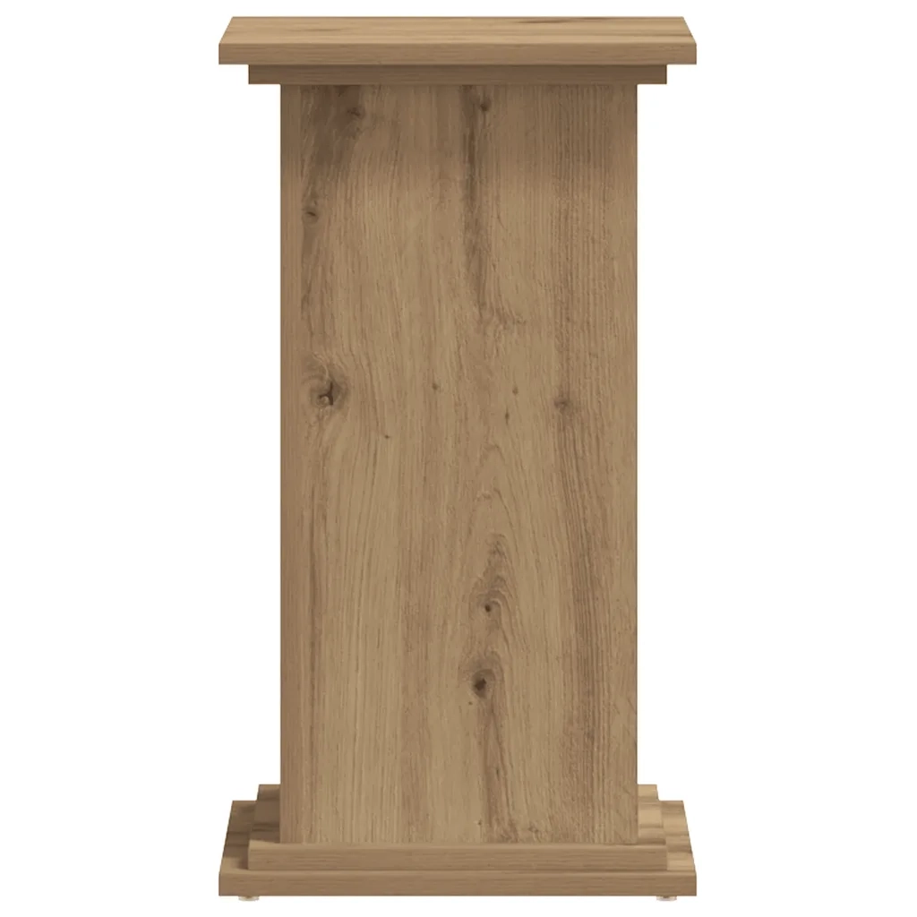 Supporto per Piante Rovere Artigianale 33x33x60 cm Truciolato 852968