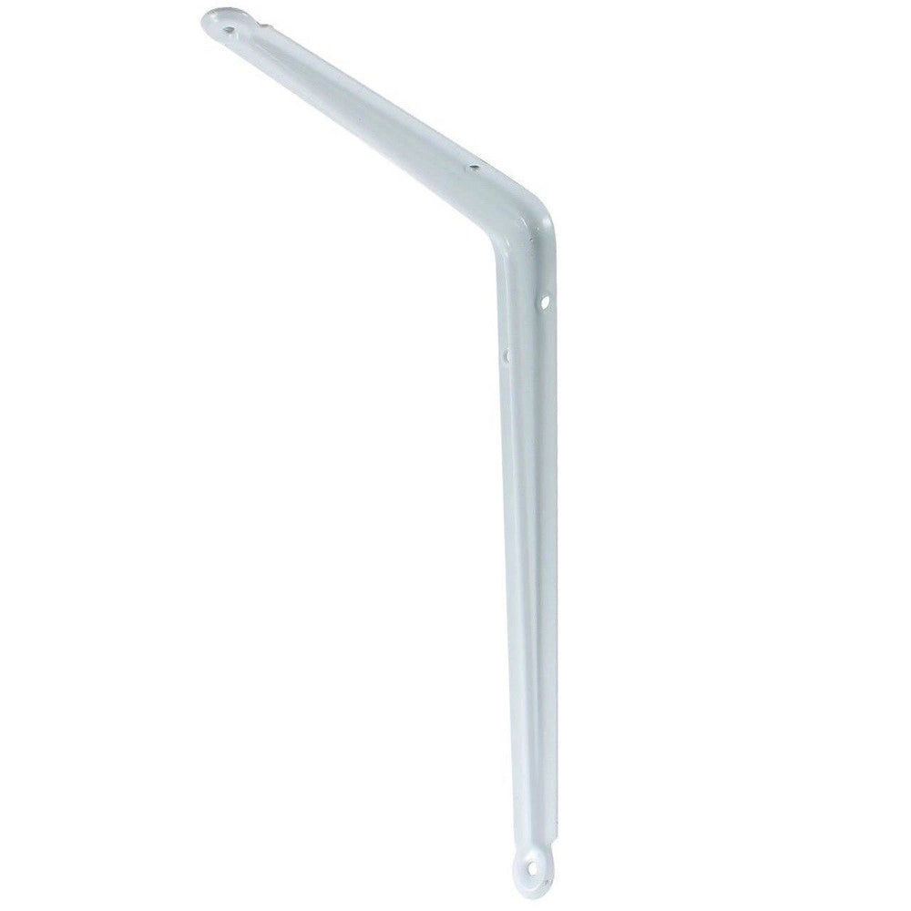 Trade Shop - Reggimensola Supporto Staffa Reggi Mensola In Metallo 10x12,5cm Bianca -
