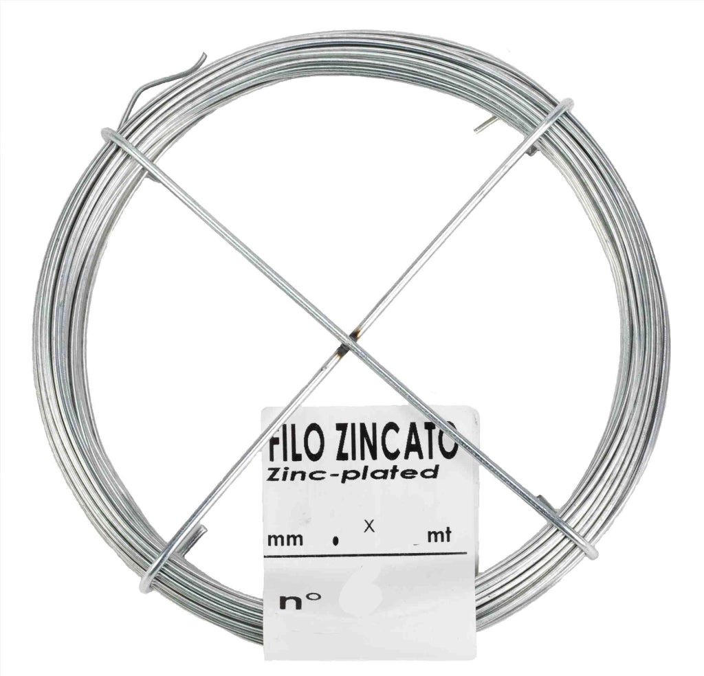 MATASSINA FILO ZINCATO N.16 D 2,7 MM  20 M- FILOTECNICA- 10,0 pz