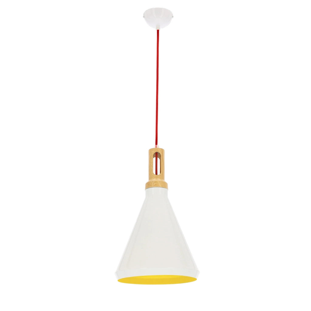 Candellux Robinson lampada a sospensione bianca Ø26 E27